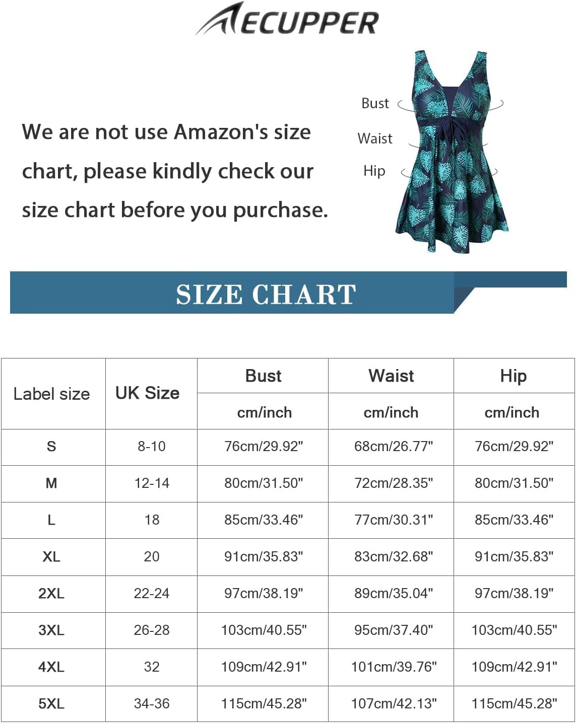 Womens plus Size Swimsuit One Piece Skirted Swimwear Tummy Control Swimming Costume with Shorts